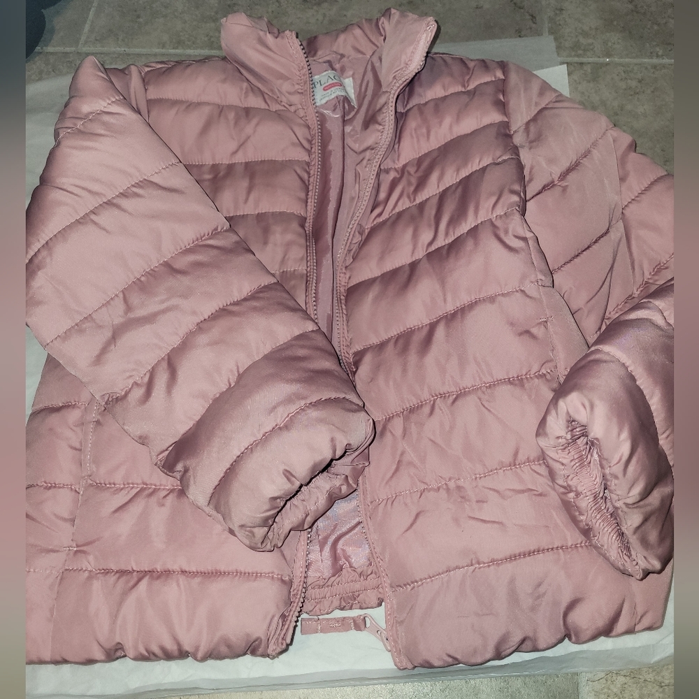 Rose Pink Puffer Jacket Children's Place Girls size 7/8